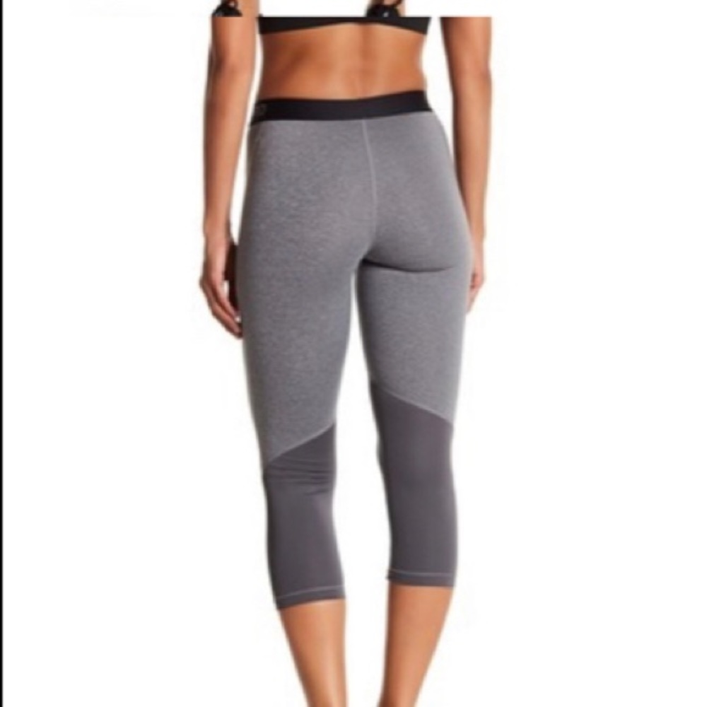 Cropped Grey Nike Pro Leggings